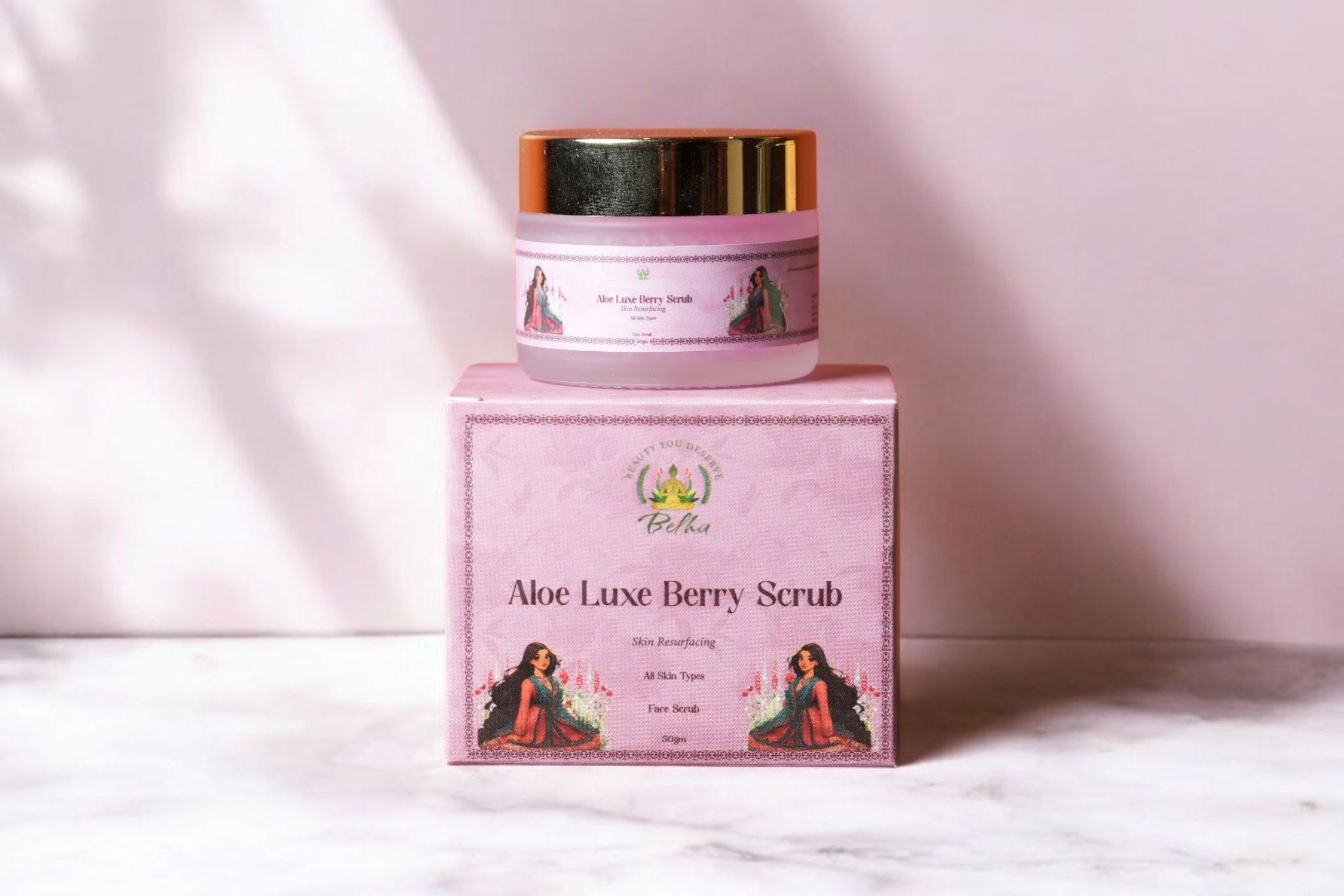 Aloe Luxe Berry Scrub