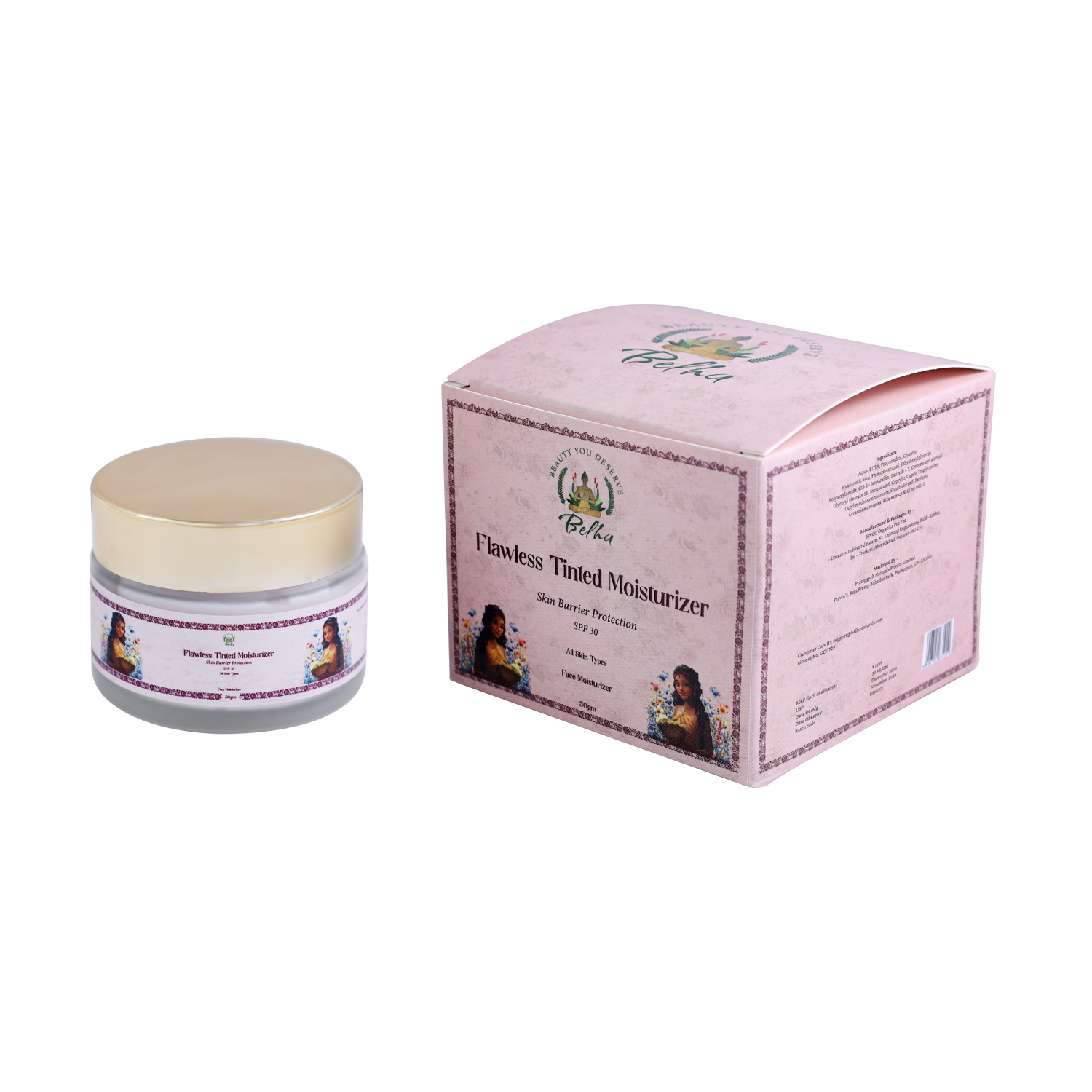 Flawless tinted moisturizer